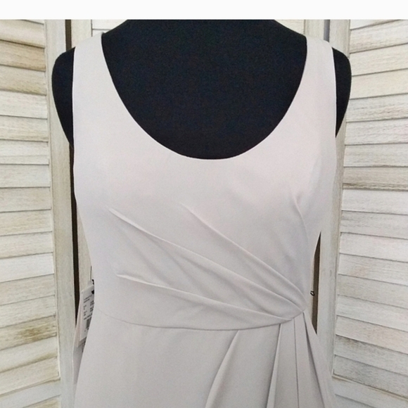 White by Vera Wang Tank Dress with Back Drape SIZE 12 - Picture 5 of 9
